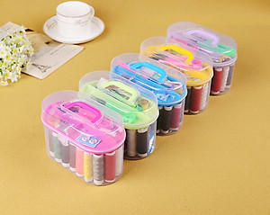 Hộp Kim Chỉ May Vá Quần Áo Xách Tay Mini Đa Năng Món Tiện Lợi Kèm Hộp Cao Cấp