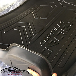 Lót cốp dành cho xe toyota cross 2020 - 2022 hàng dẻo dày đẹp - cao cấp