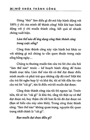 Sách Mở Khóa Thành Công - Bí Quyết Để Luôn Tràn Đầy Động Lực Và Tự Tin Nhằm Đạt Được Thành Công Bạn Mơ Ước