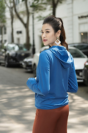 Áo Khoác Chống Nắng Nữ LUPERI ACN01 vải dày dặn chống tia UV gây hại cho da có khóa 2 bên tặng khẩu trang kháng khuẩn