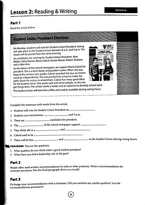 Sách Speak Now 3 Workbook