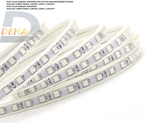 Bộ dây đèn Led RGB đổi màu quấn cây, chống nước, điều khiển chọn màu trang trí tường trần thạch cao, nhà cửa, quán cafe, nhà hàng, bàn, dây bóng 5050 nháy chuyển màu mềm mại, dùng được ngoài trời (Tùy chọn chiều dài dây)