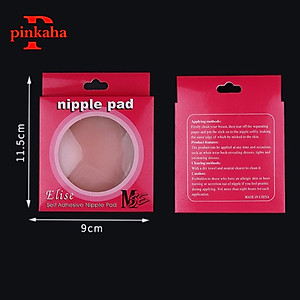 Miếng Dán Ngực Silicon Hộp 5 Cặp Miếng Dán Ngực Siêu Dính Tái Sử Dụng Nhiều Lần H02