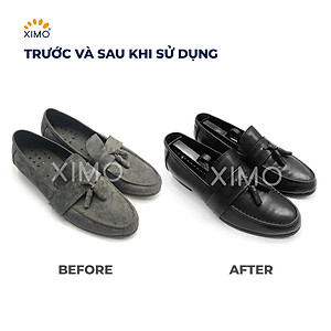 Xi Đánh Giày Sáp Shoe Polish XIMO 50ml XI08 giúp giày túi xách, ví, thắt lưng, đồ giả da sáng bóng tự nhiên, bảo dưỡng bền đẹp lâu hơn, tăng khả năng chống thấm nước hiệu quả