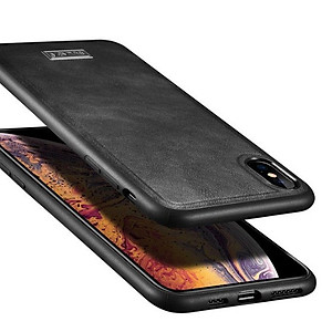 Ốp Lưng Da SULADA Viền silicon cho iPhone X/XS - Hàng Chính Hãng