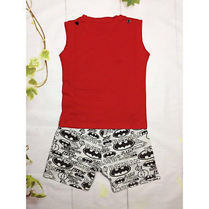 Đồ bộ thun bé trai siêu nhân nhện-Spider man từ 10-40Kg-giặt không vở hình-H&N