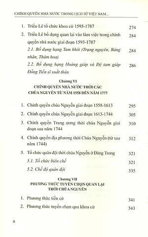 Chính Quyền Nhà Nước Trong Lịch Sử Việt Nam Trong Lịch Sử Việt Nam (1527-1802) (Tái bản có sửa chữa)