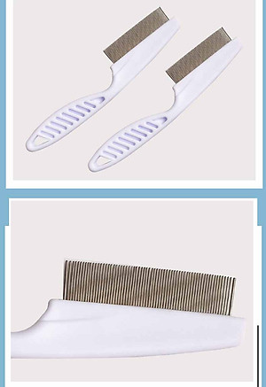 Lược tuốt ve rận bọ chét ve ghẻ cho thú cưng – Genyo comb 017 ( một cái, giao màu ngẫu nhiên )