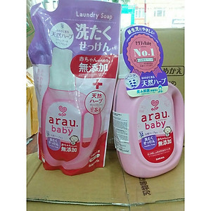 Chai Nước Giặt Arau Baby (800ml) - Tặng Túi Nước Giặt Arau Baby (720ml)