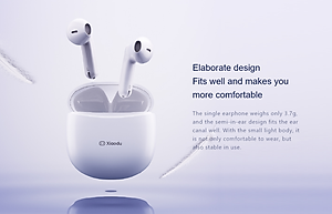 Tai Nghe Bluetooth v5.0 Thông Minh Xiaodu l Chống Thấm Nước IPX4 l Thiết Kế Sang Trọng Tinh Tế l Sạc Type C l Thời Gian Sử Dụng 16h l Hàng Chính Hãng