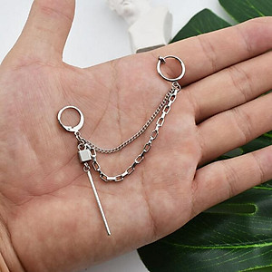 Khuyên tai BTS kẹp vành trên sành điệu