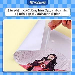 Combo 2 Bìa nút Thiên Long - Bìa tài liệu A4 CBF-008/DS - Phiên bản Demon Slayer