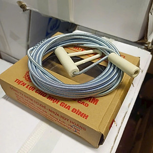 Dây Lò Xo Thông Tắc Cống, Nhà Vệ Sinh 5m 10m – Xử Lý Nghẽn Do Dầu Mỡ, Cơm Thừa Hiệu Quả
