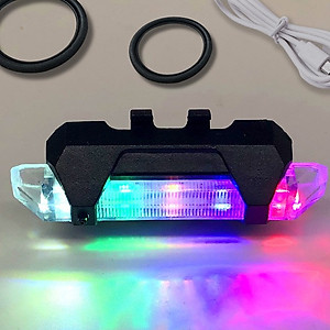 Đèn hậu xe đạp thể thao loại mới cao cấp,đèn xe đạp hậu led gắn sau xe cảnh báo an toàn có thể sạc lại(kèm dây sạc usb), Đèn xe đạp hậu LED thể thao, đèn hậu xe đạp siêu sáng - Hàng chính hãng dododios