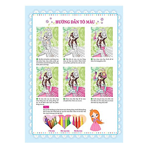 Sách Tô Màu Công Chúa Nhỏ - Tô Màu Công Chúa - Công Chúa Phương Tây