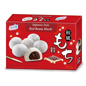 Bánh Mochi Nhân Đậu Đỏ Japanese Style Red Bean Mochi (210g)