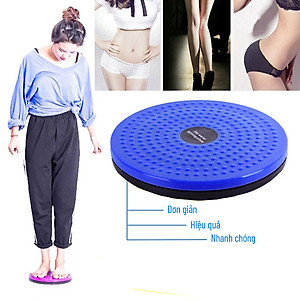 Đĩa xoay eo tập thể dục 360 độ bàn xoay tập cơ bụng cho eo thon tại nhà và phòng gym có hạt massage bàn chân, Đĩa Xoay Tập Eo - Bàn Xoay Tập Eo - Đĩa Xoay Eo Giảm Cân - Bàn Xoay Eo Tập Thể Dục Hiệu Quả, dụng cụ thể thao - Chính hãng dododios