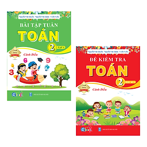 Combo Bài Tập Tuần và Đề Kiểm Tra Toán, Tiếng Việt Lớp 2 - Cánh Diều (Tự Chọn Sách)