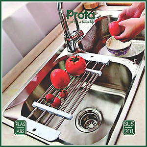 [CHÍNH HÃNG] Giá kệ inox gác bồn rửa chén Prota, dày, bền, hạn chế bị gỉ sét- Bảo hành 12 tháng – Cam kết 1 đổi 1