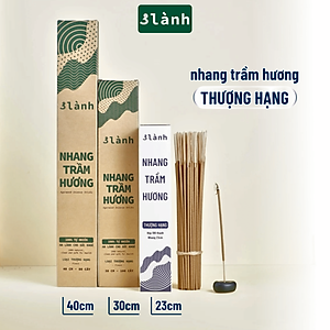 Nhang Trầm Hương Thượng Hạng 3 Lành Dài 23-30-40cm, Hộp 100-400gr Tự Nhiên 100% >15 Năm Trầm Thờ Cúng Thư Giãn Xông Nhà