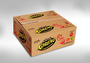 Thùng 6 Lốc Mì ăn liền Koreno Vị Bò Cay Lốc 5 +1 gói