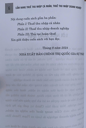Cẩm nang thuế thu nhập cá nhân, thuế thu nhập doanh nghiệp
