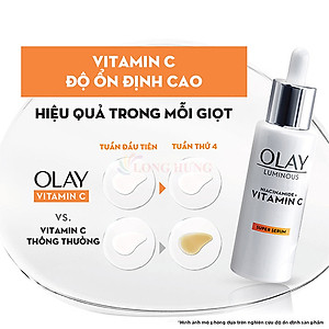 Tinh chất dưỡng trắng Olay Luminous Super Serum Niacinamide + Vitamin C (30ml) - Hàng chính hãng