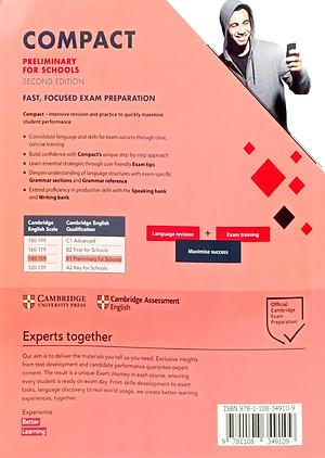 Compact Preliminary For Schools For The Revised Exam From 2020 - Workbook Without Answers With Audio Download