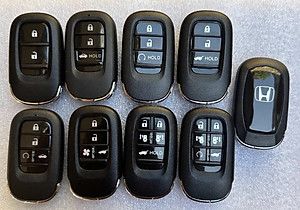 Bao da ép phom handmade chìa khóa xe ô tô Honda CRV HRV CIVIC 2,3,4,5,6 nút bấm da bò thât giá tận xưởng (có bán sỉ ) - hàng chính hãng