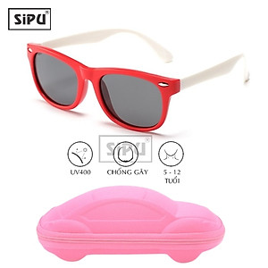 [Kèm Video] Mắt Kính Trẻ Em SiPU Chính Hãng Cao Cấp MK02 Chống UV400 + Chống gãy - Bé Trai Bé Gái (Kèm Hộp Ô Tô)