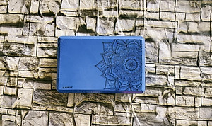 Gạch Gối Tập Yoga Eva Nặng 200g In Hoa Mandala Độ Cứng Cao Không Lún- Yoga Blocks