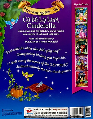 Cô Bé Lọ Lem Cinderella - Truyện Song Ngữ Anh - Việt