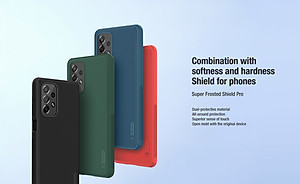 Ốp lưng Nillkin dành cho SamSung Galaxy A13 4G - A23 - A33 5G - A53 5G A73 5G dạng sần - hàng nhập khẩu