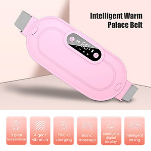 Máy Massage Làm Ấm Bụng, Đai Đeo Giảm Đau Bụng Kinh Nguyệt, Làm Ấm Tử Cung Cho Phụ Nữ Đến Kì 3 CHẾ ĐỘ