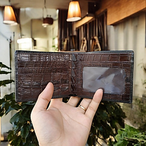 Ví Nam Gù Cá Sấu Lớn 2 Mặt Cao Cấp