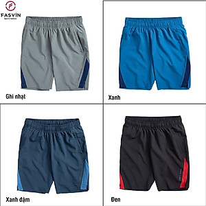Quần Đùi Nam FASVIN Vải Gió Nhẹ Mát Hàng Nhà Máy Chất Lượng Cao Thể Thao Hay Mặc Nhà Q22508.HN