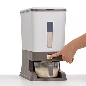 Thùng Đựng Gạo, Ngũ Cốc Thông Minh Kèm Cốc Vo Gạo