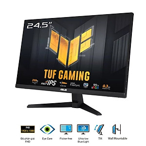 Màn hình Gaming Asus TUF GAMING VG259Q5A 24.5" Full HD Fast IPS 200Hz - Hàng chính hãng