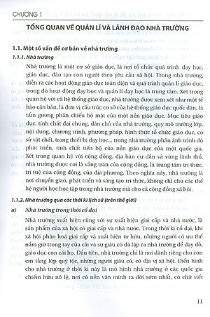 Quản Lí Và Lãnh Đạo Nhà Trường