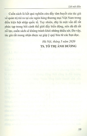 Quản Trị Rủi Ro Tại Các Ngân Hàng Thương Mại Việt Nam Trong Bối Cảnh Hội Nhập Quốc Tế