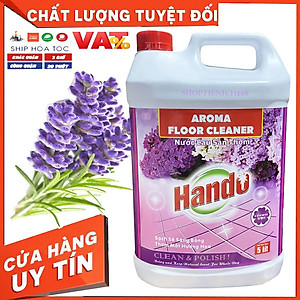 Nước Thơm Lau Sàn Nhà Hando Can 5L Hương Lavender