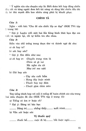 Sách Giải Bài Tập Tiếng Việt Lớp 4 Tập 2