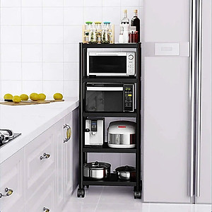 Kệ lò vi sóng đa năng Thép Carbon cao cấp, kệ để đồ nhà bếp siêu chịu lực 300kg sơn tĩnh điện chống bong tróc, kệ nhà bếp