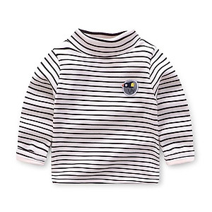 Áo nỉ lót nhung cổ lọ giữ ấm cho bé trai bé gái AN9