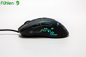 Chuột gaming Fuhlen G90s Pro RGB, DPI 8000, App chỉnh led RGB, macro, 7 nút bấm- Hàng chính hãng