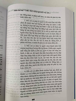 Chỉ Dẫn Tra Cứu, Áp Dụng Bộ Luật Tố Tụng Dân Sự Năm 2015 (Tái bản lần thứ nhất có sửa đổi, bổ sung) - Bản in năm 2022