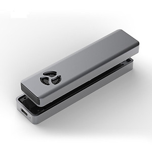 External CNC Type-C M.2 to USB 3.1 Enclosure Adapter ,M.2 SSD Case for 2230 2242 2260 2280 NVMe SSD NGFF Tablets Laptops 2TB 10Gbps