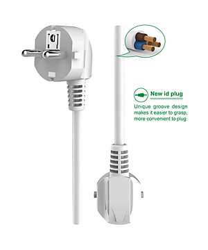 Ổ Cắm Điện Gongniu 4 Ổ Đa Năng 1 Công Tắc – Công Suất 10A/250/2500W – Trắng – Chính Hãng (N1040)