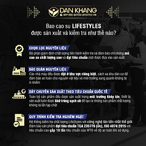 Bao Cao Su Kéo Dài Thời Gian LifeStyles Love Time Thiết kế Ôm Sát Nhiều Gel 100% Không Rách Bao - Hộp 3 bao