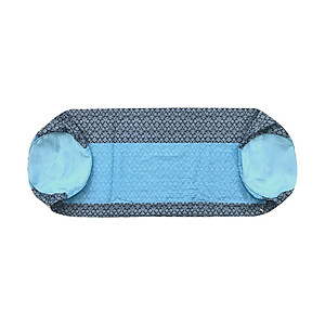 Áo gối ôm dây kéo phối cotton hoa Hometex (37 x 105 cm) - Giao màu ngẫu nhiên